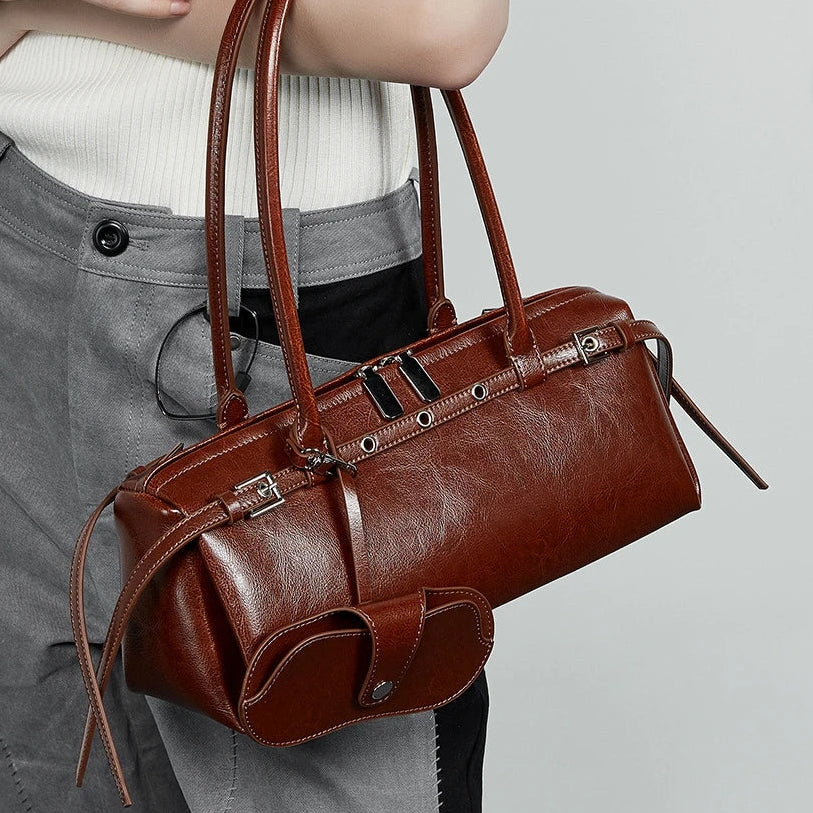 Bolsa Catarina-Vintage Couro Genuíno