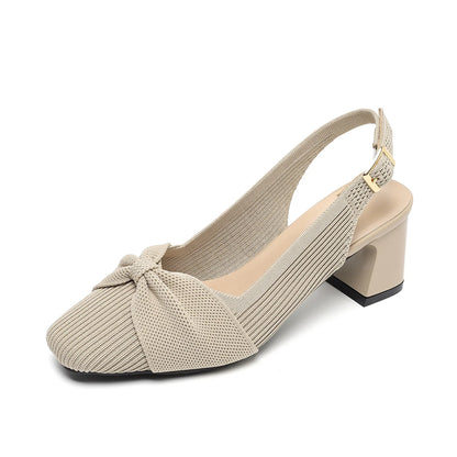 Valentina Rouge - Elegant Mid-Heel Slingback Shoe