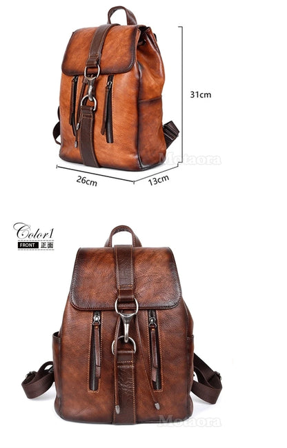 Mochila Nordica Vintage – Em Couro Genuíno