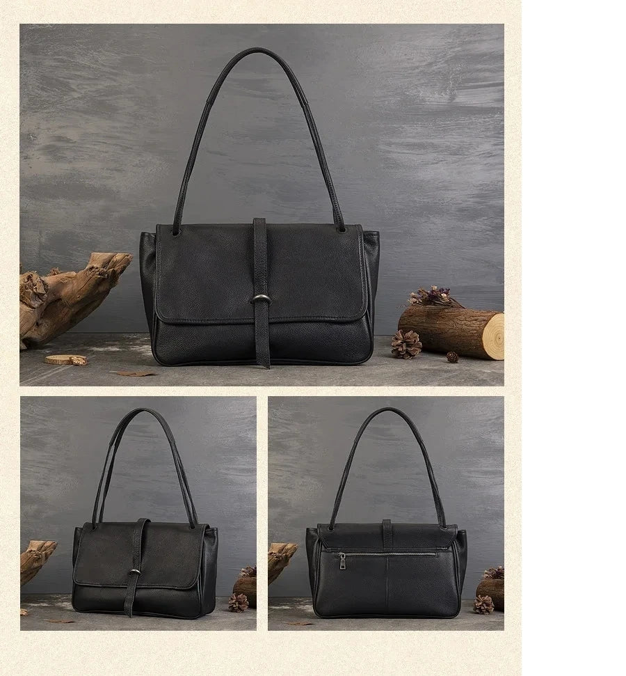 Mala Messenger Sofia Vintage – Em Couro Genuíno Premium