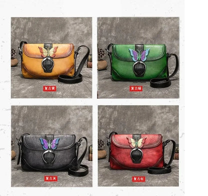 Mala Artística Sofia Vintage – Em Couro Genuíno Premium