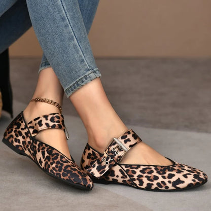 Leopard - Comfortable Flat Shoe