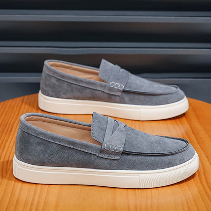 Alberto - Mocassins Casuais em Camurça