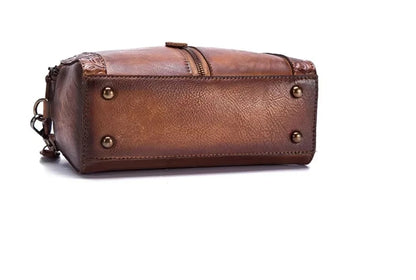 Mala Alba Vintage – Em Couro Genuíno Premium