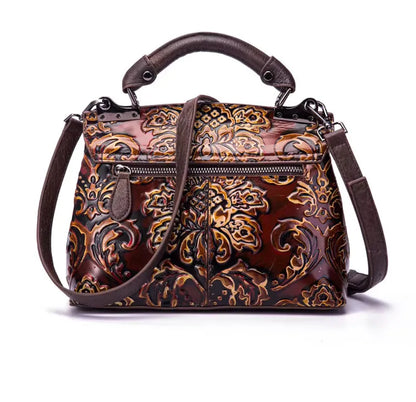 Mala Flap Aurora Vintage – Em Couro Genuíno Premium