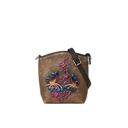 Mala Phone Aurora Vintage – Em Couro Genuíno Premium