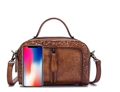 Mala Alba Vintage – Em Couro Genuíno Premium