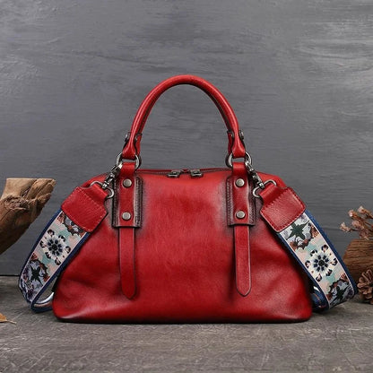 Mala Bianca Vintage – Em Couro Genuíno Premium