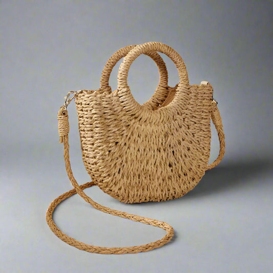 Bolsa de Palha "Meia-Lua de Verão"