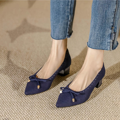 Lianna Pump - Very Elegant and Comfortable Block Heel Shoe