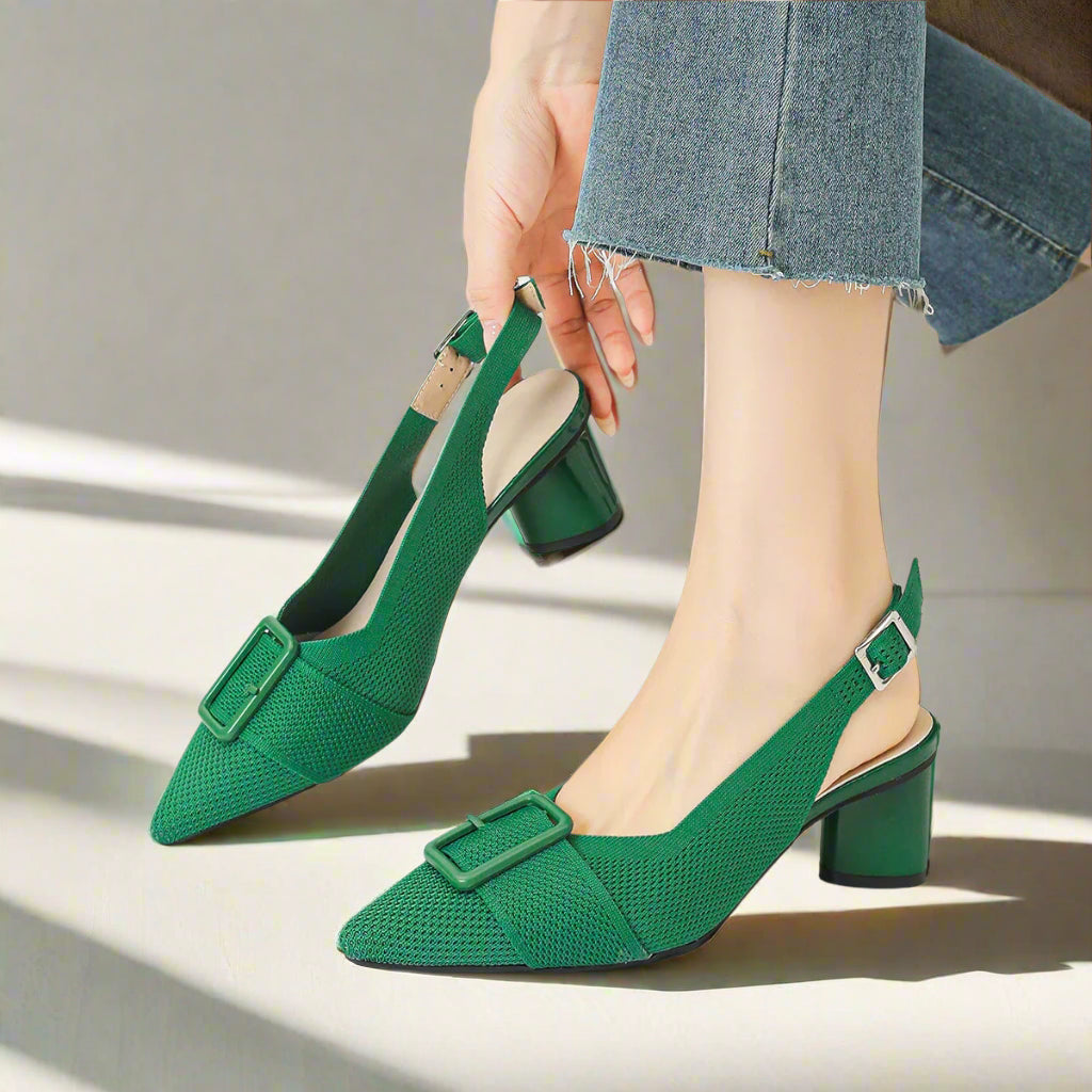 Fanna - Very Elegant and Comfortable Mid-Heel Shoe