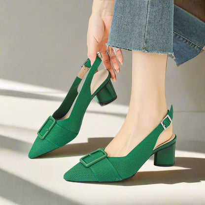 Fanna - Very Elegant and Comfortable Mid-Heel Shoe