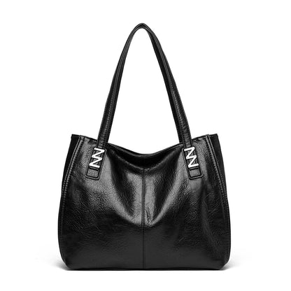 Bolsa Feminina Grande de Couro PU Macio Luxo Elegante