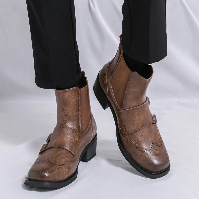 WestPlush – Bota de Homem em Pele Genuína
