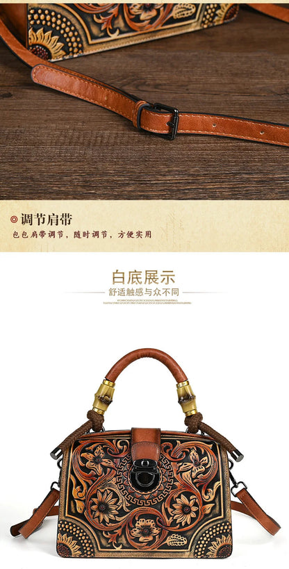 Mala Floral Elisa Vintage – Design Elegante de Alta Qualidade