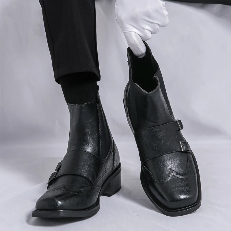 WestPlush – Bota de Homem em Pele Genuína