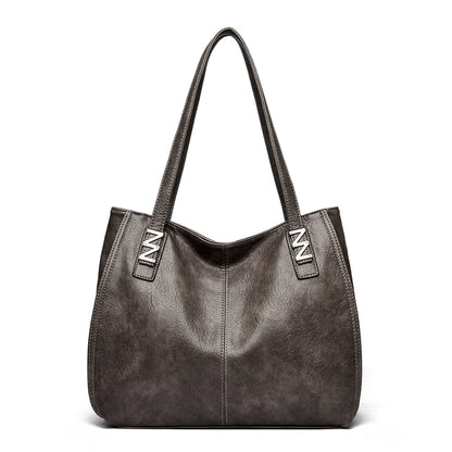 Bolsa Feminina Grande de Couro PU Macio Luxo Elegante