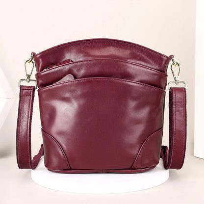 Bolsa "Loliana Pura" – Couro Legítimo Compacto