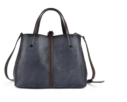 Mala Bucket Aurora Vintage – Em Couro Genuíno Premium