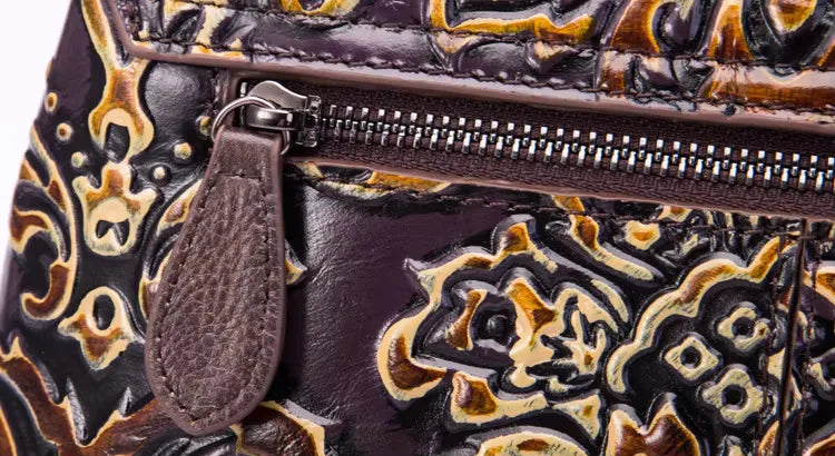 Mala Flap Aurora Vintage – Em Couro Genuíno Premium