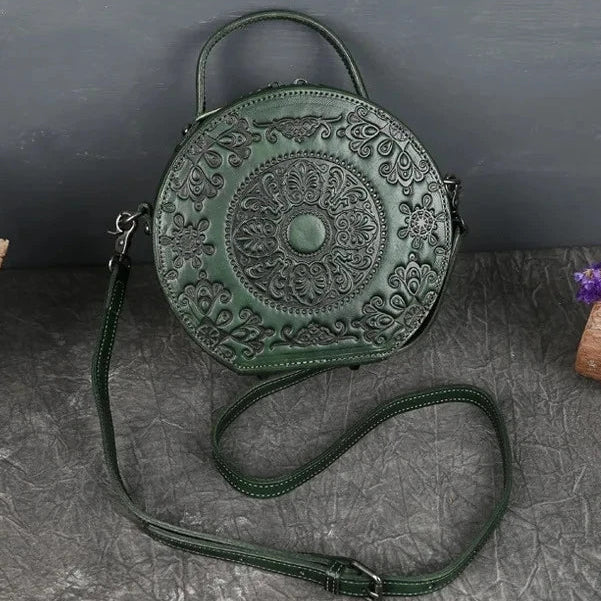 Mala Jade Oriental Vintage – Em Couro Genuíno Premium
