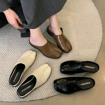 Mules Tabi Confortáveis – Design Japonês Moderno