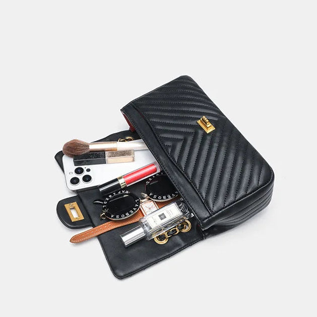 Véronique Chain – Genuine Leather Bag