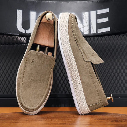 Lusitanna II Classic - Mocassim Masculino de Camurça
