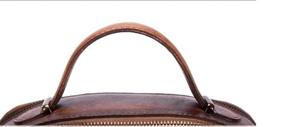 Mala Alba Vintage – Em Couro Genuíno Premium