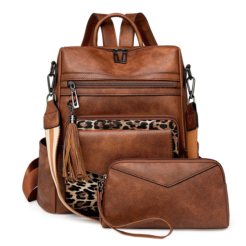 "Duo Fringe" Backpack – Style & Versatility for Travel and Everyday