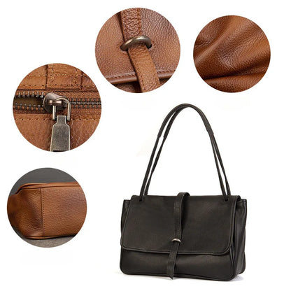 Mala Messenger Sofia Vintage – Em Couro Genuíno Premium