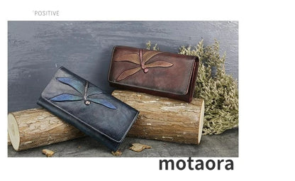 Carteira Aurora Classic Vintage – Em Couro Genuíno Premium