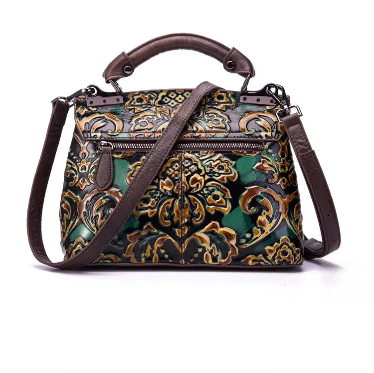 Mala Flap Aurora Vintage – Em Couro Genuíno Premium