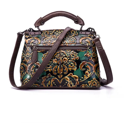 Mala Flap Aurora Vintage – Em Couro Genuíno Premium