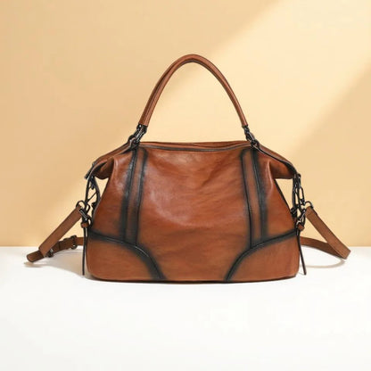 Bolsa Siena Vintage – Tote em Couro Genuíno Premium
