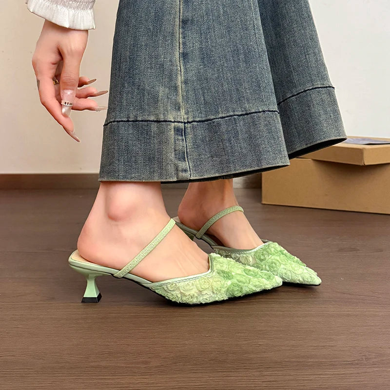 Selom – Mules de Salto Elegante