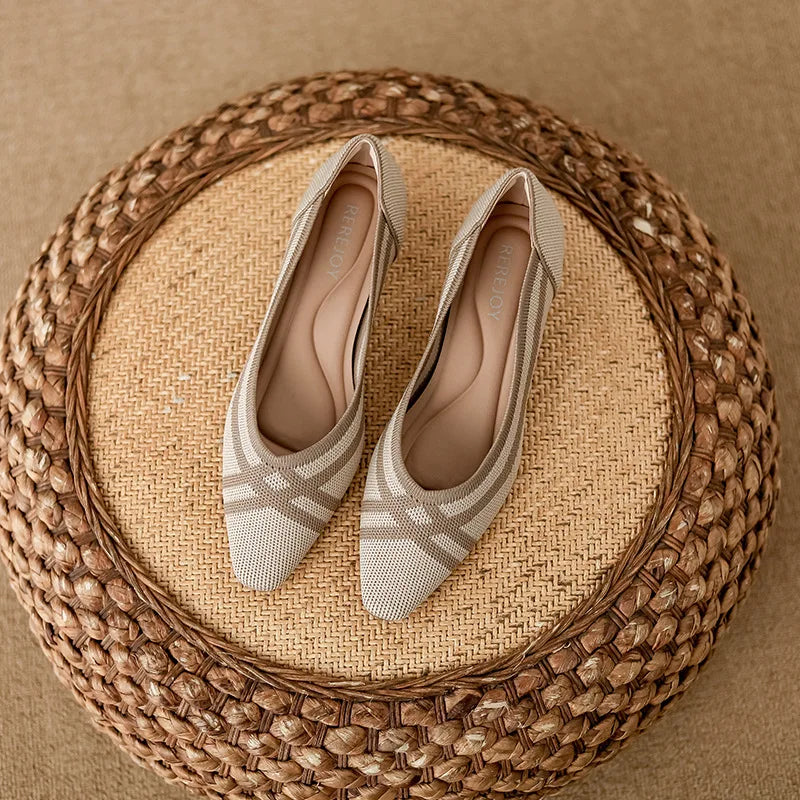 Olga - Very elegant and comfortable ballerina-style shoe