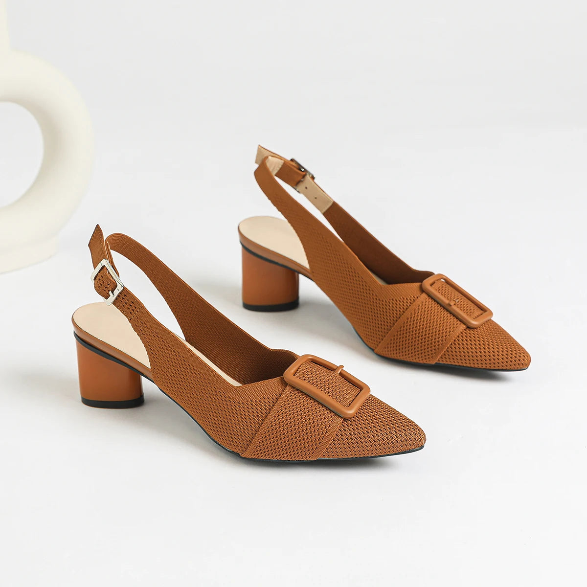 Fanna - Very Elegant and Comfortable Mid-Heel Shoe