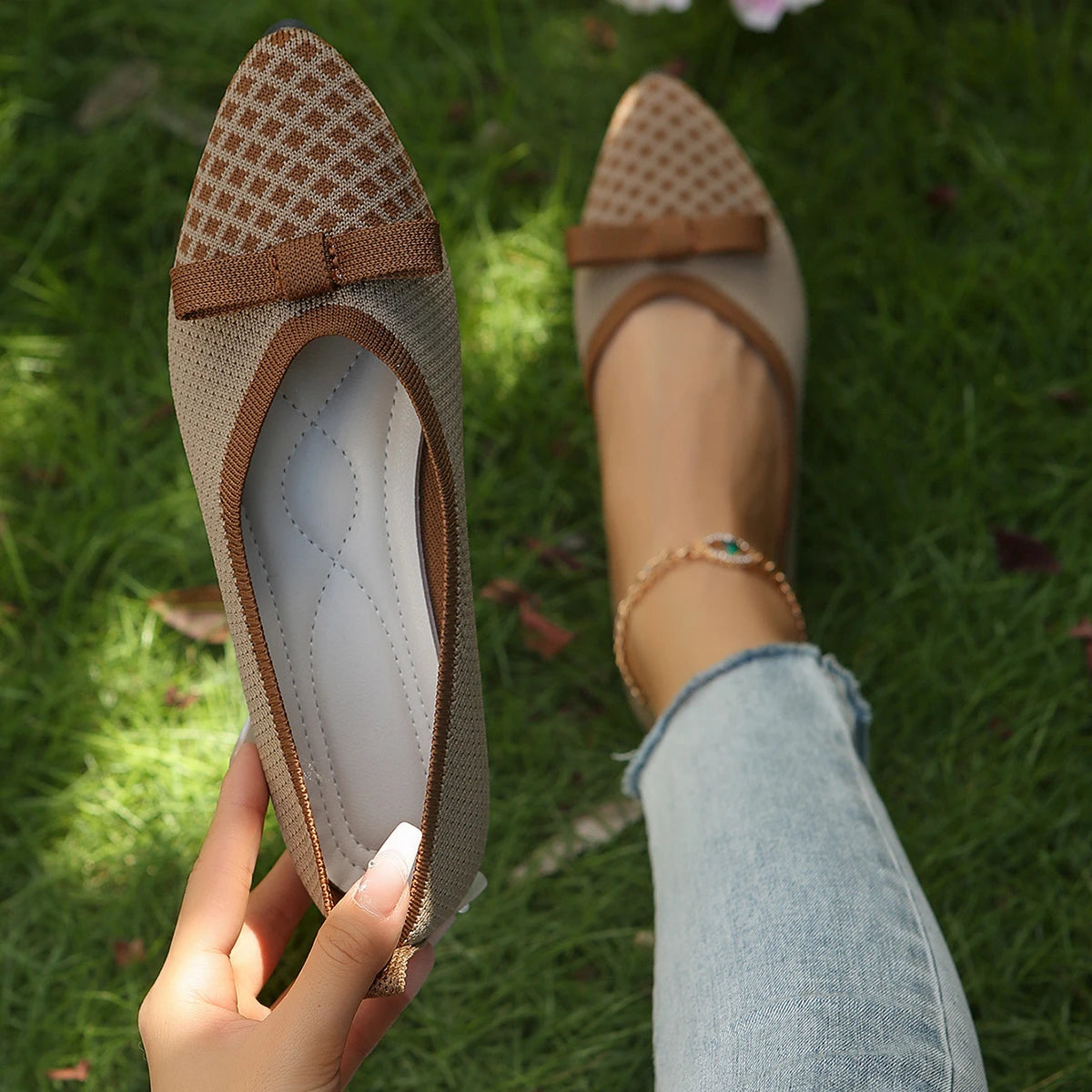 Barna Kate - Sapato estilo bailarina muito elegante e confortável