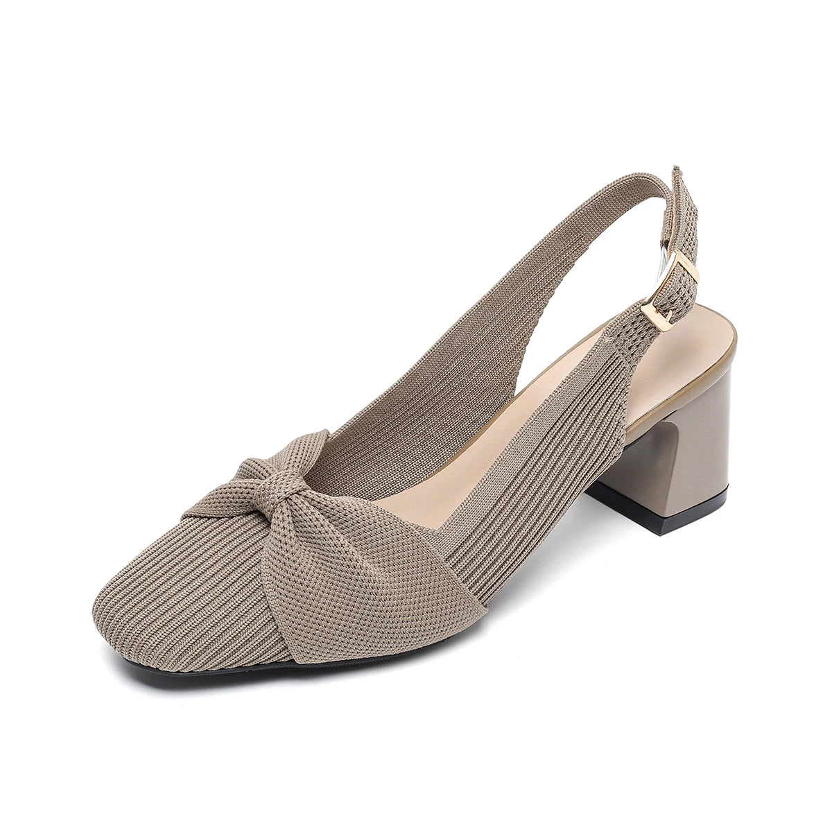 Valentina Rouge - Elegant Mid-Heel Slingback Shoe