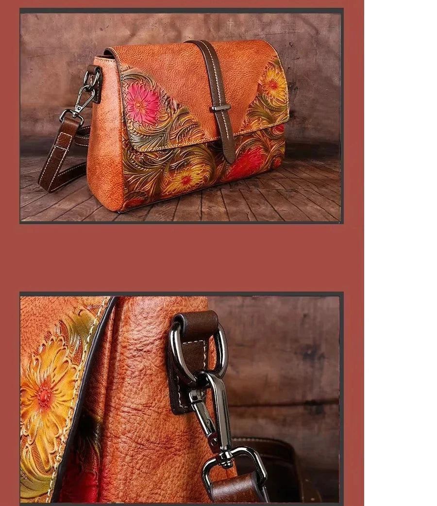 Mala Valentina Vintage – Em Couro Genuíno Premium