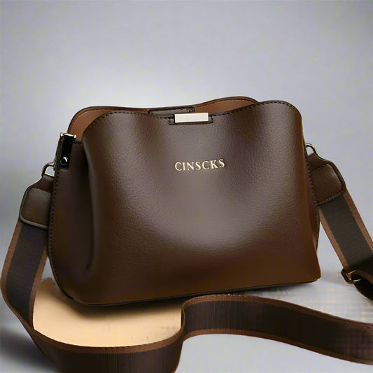 Bolsa Feminina Elegância Três Camadas