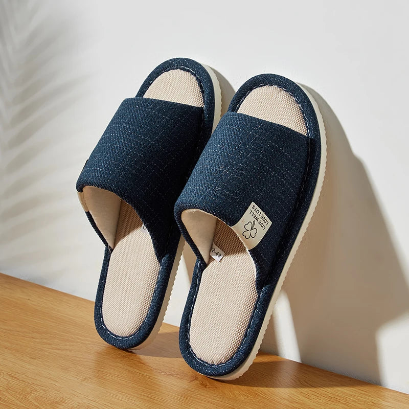 Evaristo - Pantufas em Linho