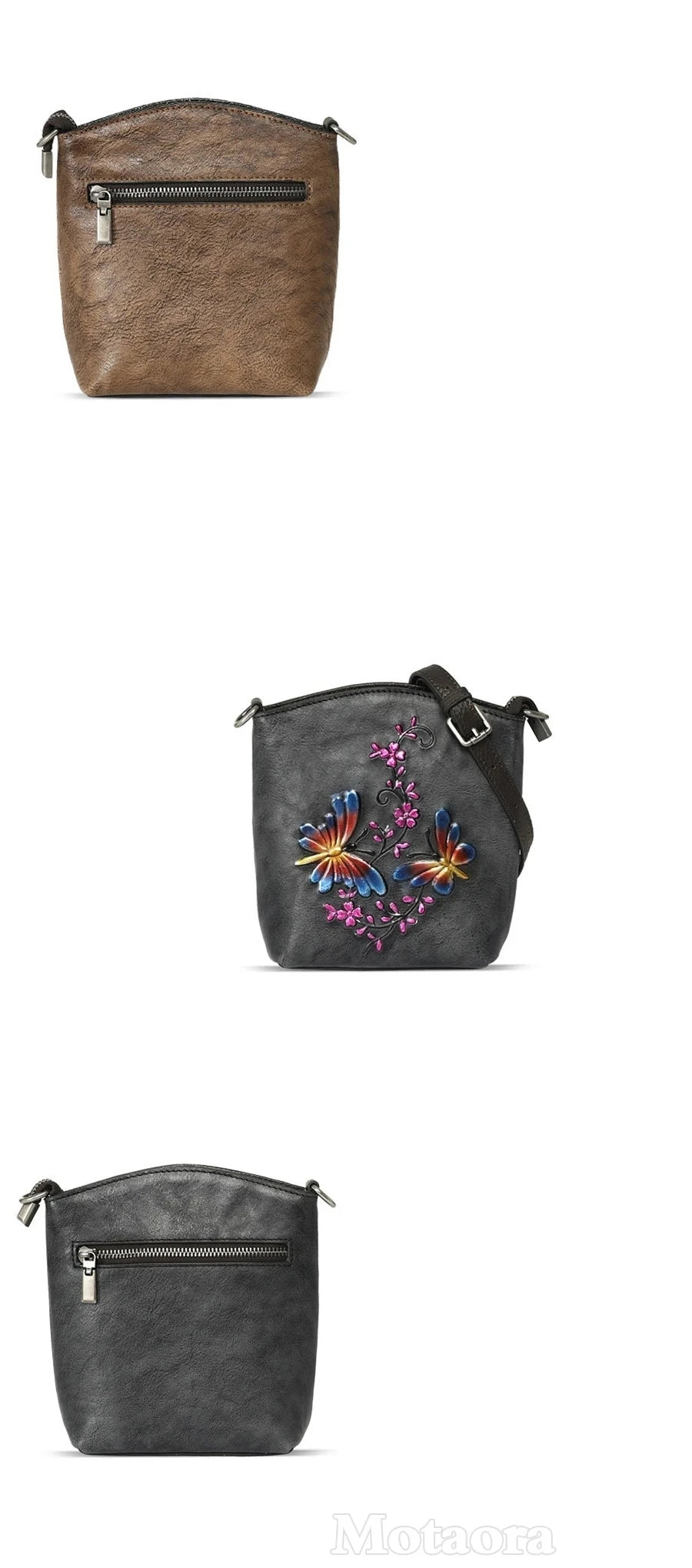 Mala Phone Aurora Vintage – Em Couro Genuíno Premium