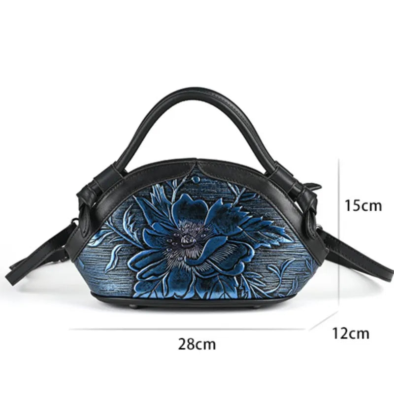 Mala Tote Leonor Vintage – Em Couro Genuíno Premium