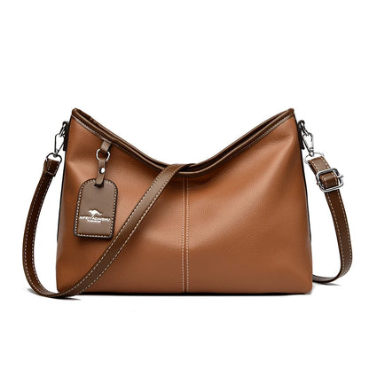 Two-Tone Elegance Bucket Bag