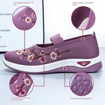 Flor do Vouga - Ultra-Light Breathable Knit Semi-Orthopedic Shoe
