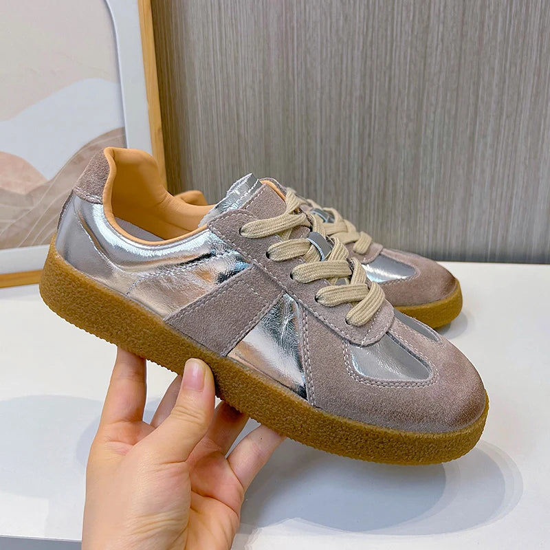 Elnatiana Daux - Genuine Leather Tennis Sneakers