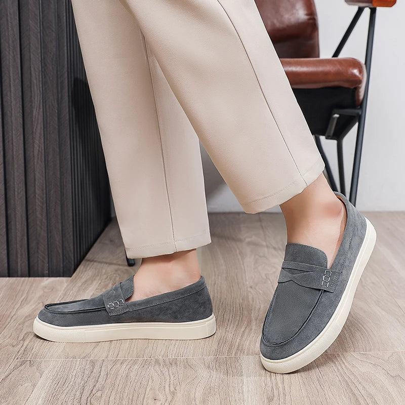 Alberto - Mocassins Casuais em Camurça