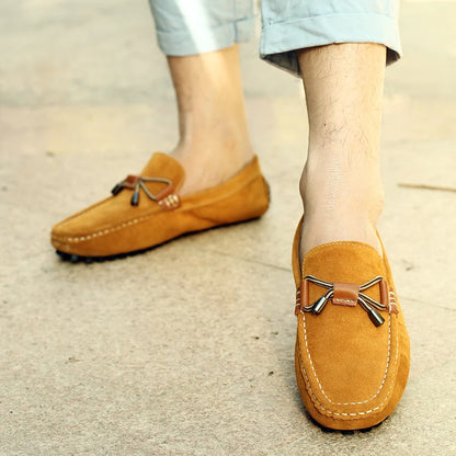 Salvatore - Mocassins Elegantes em Camurça